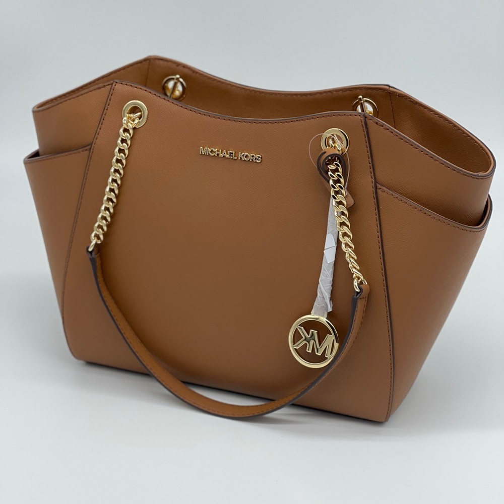 Michael Kors JST LG Chain Shoulder Bag - Picture 9 of 12